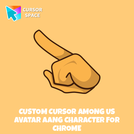 Custom Cursor Among Us Avatar Aang Character For Chrome